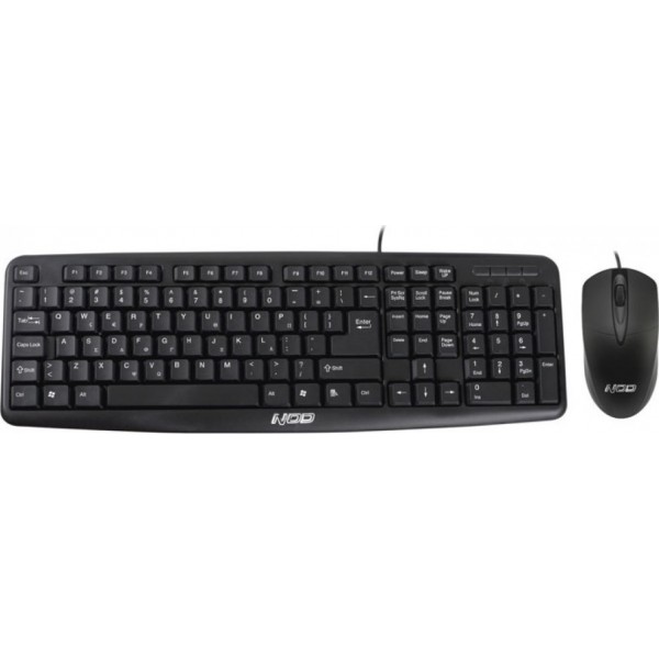 NOD KMS-002 Σετ Ενσύρματο Πληκτρολόγιο Ποντίκι USB